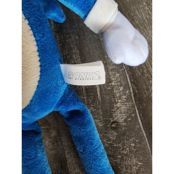 Sonic The Hedgehog 2 Movie Plush Toy 14" Blue Stuffed Animal By Toy Factory - Picture 2 of 7